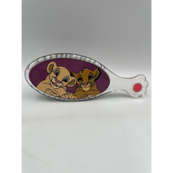 Vintage 90’s Disney Lion King Oval 3D Brush Simba - Picture 1 of 7
